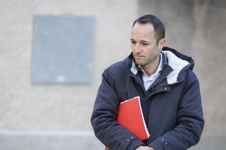Le fait que Mathias Reynard finisse premier dans la course au Conseil d’État dans le Bas-Valais et dans le Valais central est également une fierté pour le PS. "Nous dépassons largement la taille de notre électorat traditionnel", a dit le président du PSVR Clément Borgeaud. KEYSTONE